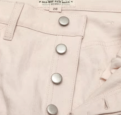 Fogy Garage retro pants lining detail – CE-level Dyneema protection – vintage motorcycle scrambler trousers – Savile Speed Co.