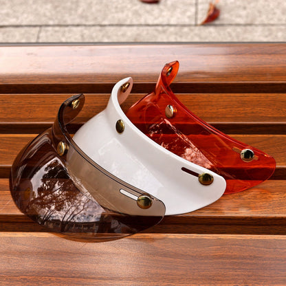 JEF Retro Helmet Peak 3 - Snap - Savile Speed Co.