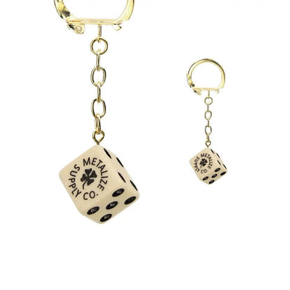Metalize Dice Vintage Keychain - Savile Speed Co.