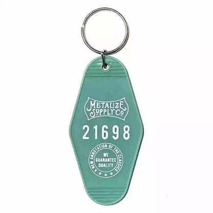 Metalize Vintage Motel Keytag Keychain - Savile Speed Co.