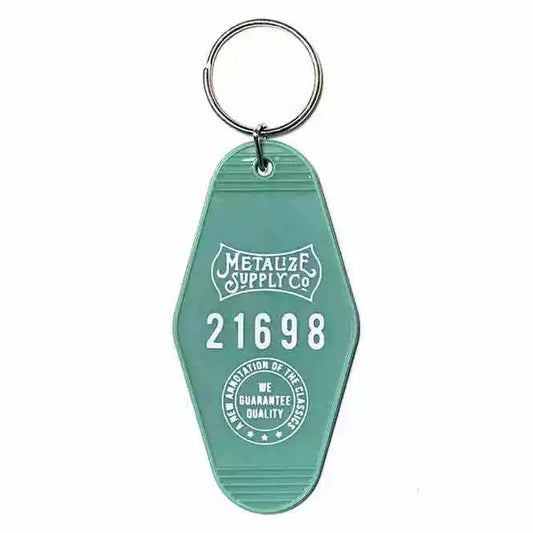 Metalize Vintage Motel Keytag Keychain - Savile Speed Co.