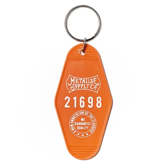 Metalize Vintage Motel Keytag Keychain - Savile Speed Co.