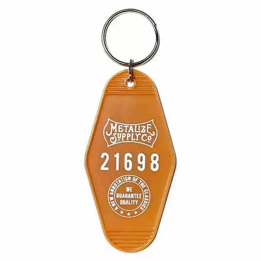 Metalize Vintage Motel Keytag Keychain - Savile Speed Co.