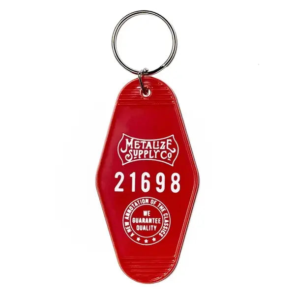 Metalize Vintage Motel Keytag Keychain Savile Speed Co.