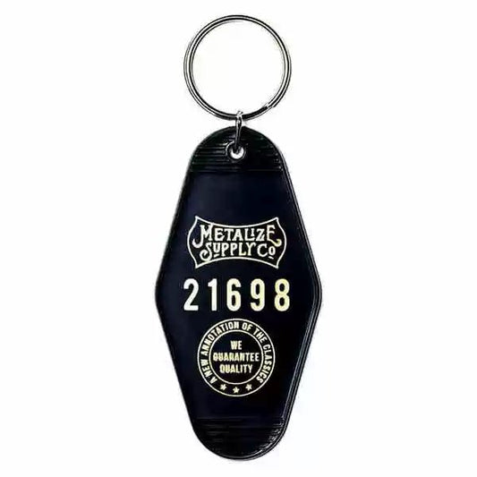 Metalize Vintage Motel Keytag Keychain - Savile Speed Co.