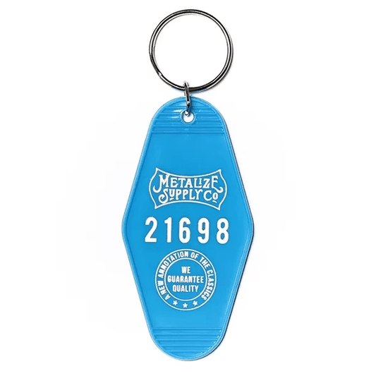 Metalize Vintage Motel Keytag Keychain - Savile Speed Co.