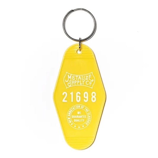 Metalize Vintage Motel Keytag Keychain - Savile Speed Co.