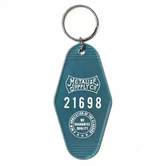 Metalize Vintage Motel Keytag Keychain - Savile Speed Co.