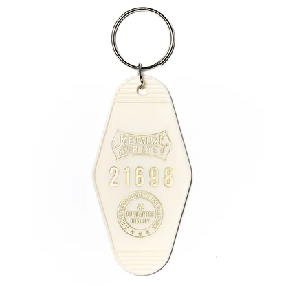 Metalize Vintage Motel Keytag Keychain - Savile Speed Co.