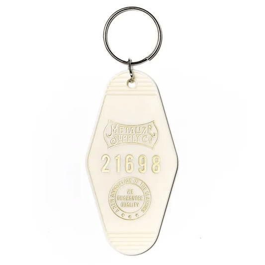 Metalize Vintage Motel Keytag Keychain - Savile Speed Co.