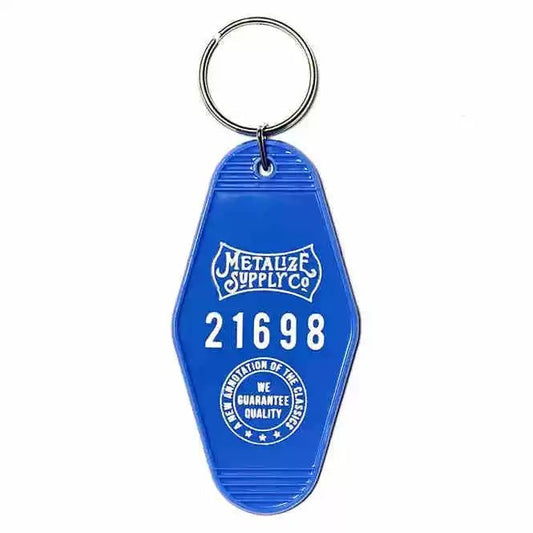 Metalize Vintage Motel Keytag Keychain - Savile Speed Co.