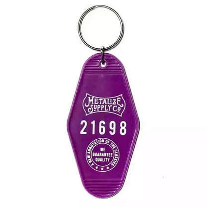 Metalize Vintage Motel Keytag Keychain - Savile Speed Co.