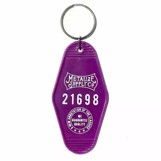 Metalize Vintage Motel Keytag Keychain - Savile Speed Co.