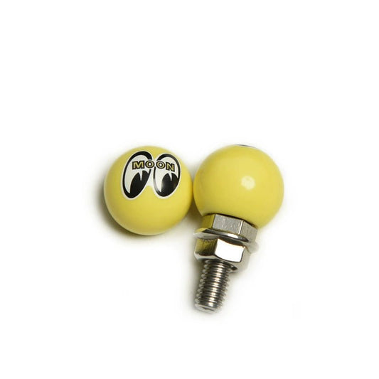 Mooneyes Motorcycle Plate Screws and Valve Stem Caps - Savile Speed Co.