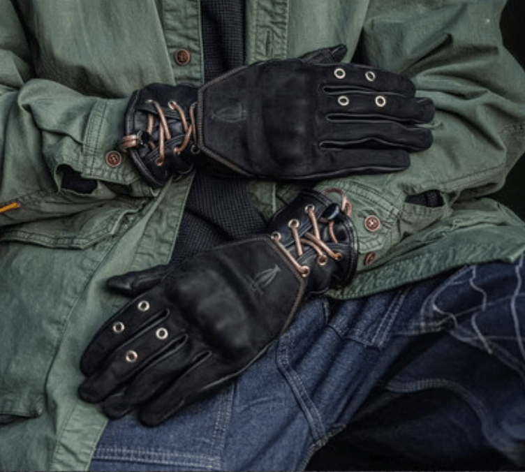 MR MOTOR All - Season Lambskin Retro Motorcycle Gloves - Savile Speed Co.