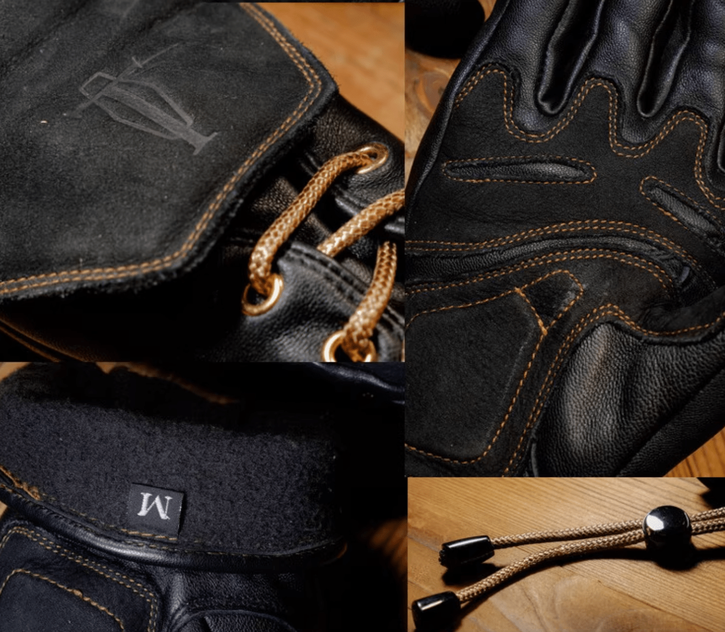 MR MOTOR All - Season Lambskin Retro Motorcycle Gloves - Savile Speed Co.