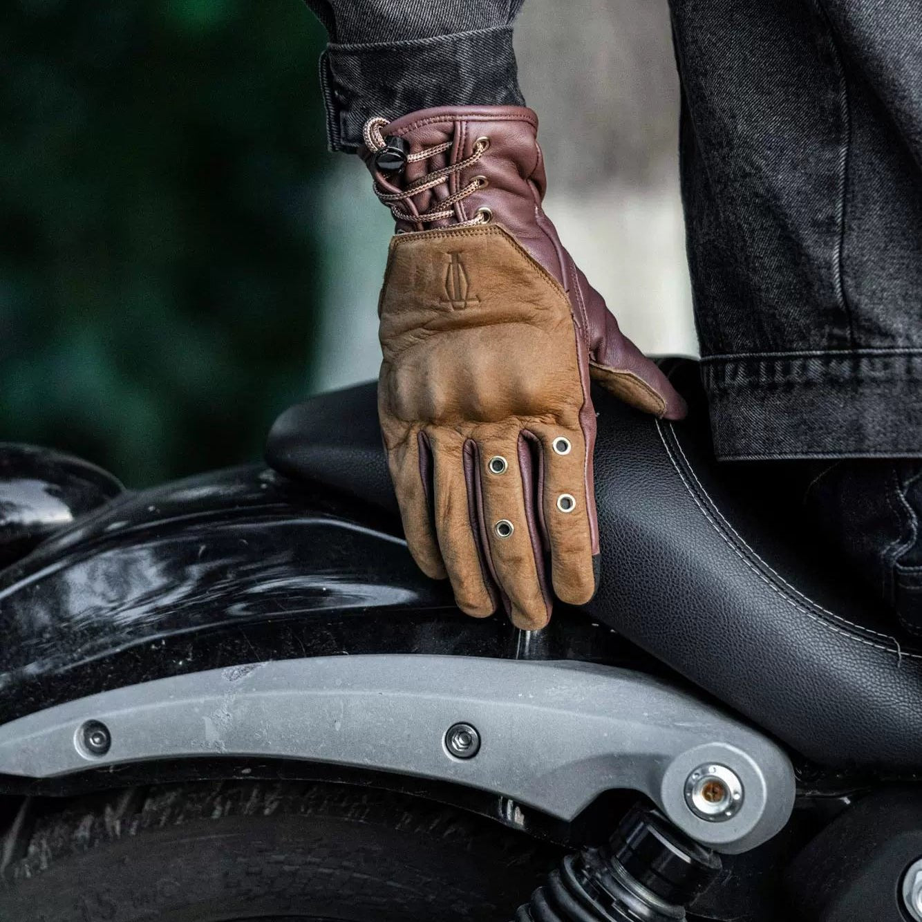 MR MOTOR All - Season Lambskin Retro Motorcycle Gloves - Savile Speed Co.