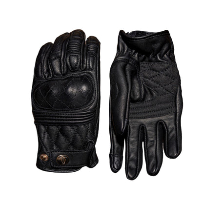 MR MOTOR Diamond Retro Motorcycle Riding Gloves - Savile Speed Co.
