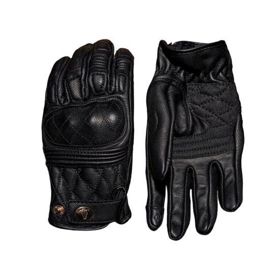 MR MOTOR Diamond Retro Motorcycle Riding Gloves - Savile Speed Co.