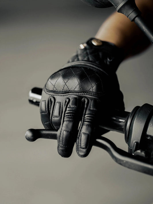 MR MOTOR Diamond Retro Motorcycle Gloves Savile Speed Co.