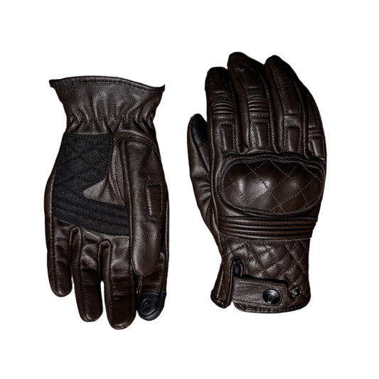 MR MOTOR Diamond Retro Motorcycle Riding Gloves - Savile Speed Co.