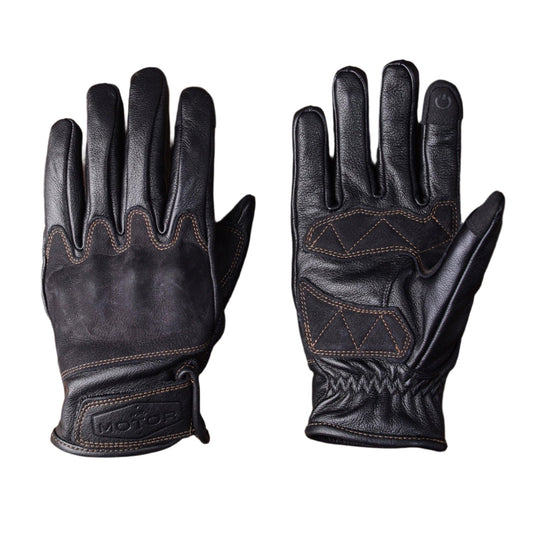 MR MOTOR Faux Suede Retro Motorcycle Riding Gloves Fall/Winter - Savile Speed Co.