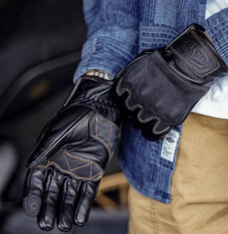 MR MOTOR Faux Suede Retro Motorcycle Riding Gloves Fall/Winter - Savile Speed Co.