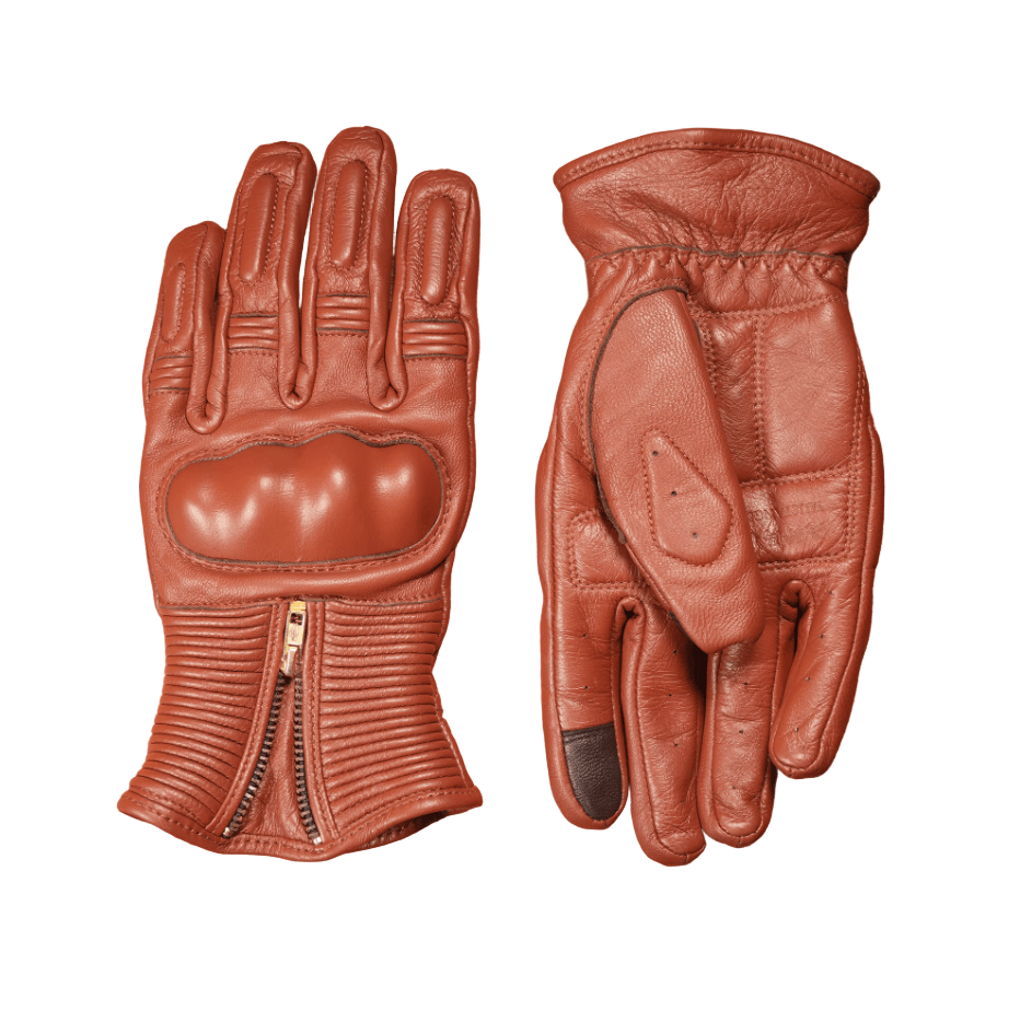 MR MOTOR Lamb Skin Retro Leather Motorcycle Gloves All-season & Fall/Winter - Savile Speed Co. - cafe racer, winter gloves
