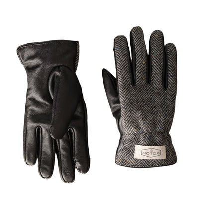 MR MOTOR Tweed Retro Motorcycle Riding Gloves - Savile Speed Co.