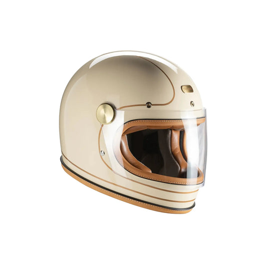 Penguin Headmaster Cafe Racer Retro Motorcycle Helmet DOT Certified - Savile Speed Co. - Retro Motorcycle Helmet, cafe racer