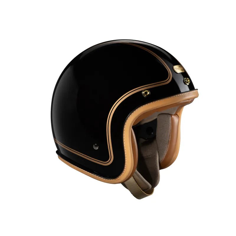 PENGUIN Magellan Open Face Retro Motorcycle Helmet DOT Certified - Savile Speed Co.