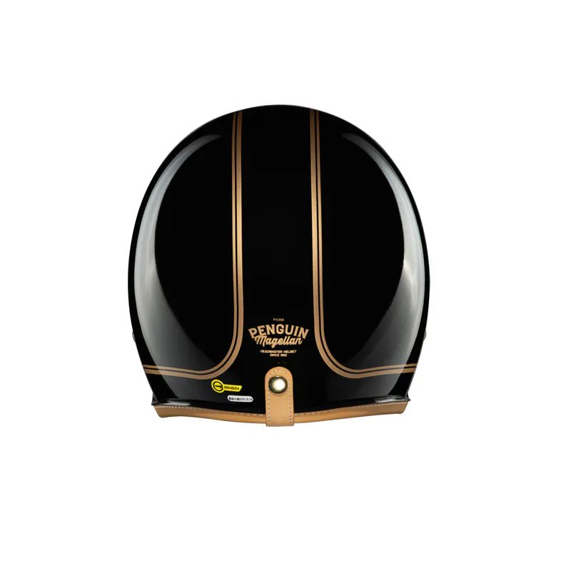 PENGUIN Magellan Open Face Retro Motorcycle Helmet DOT Certified - Savile Speed Co.