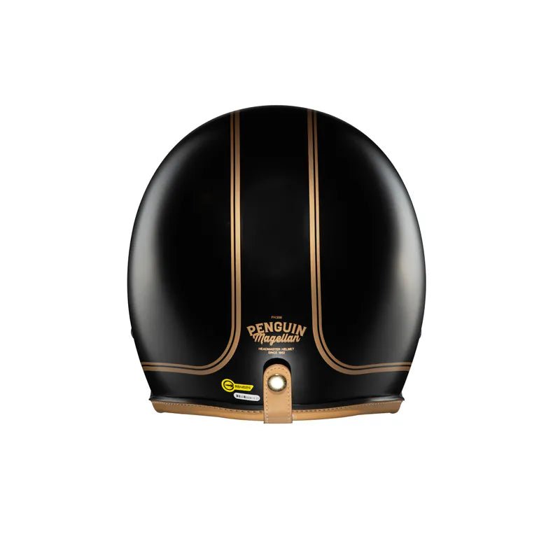 PENGUIN Magellan Open Face Retro Motorcycle Helmet DOT Certified - Savile Speed Co.