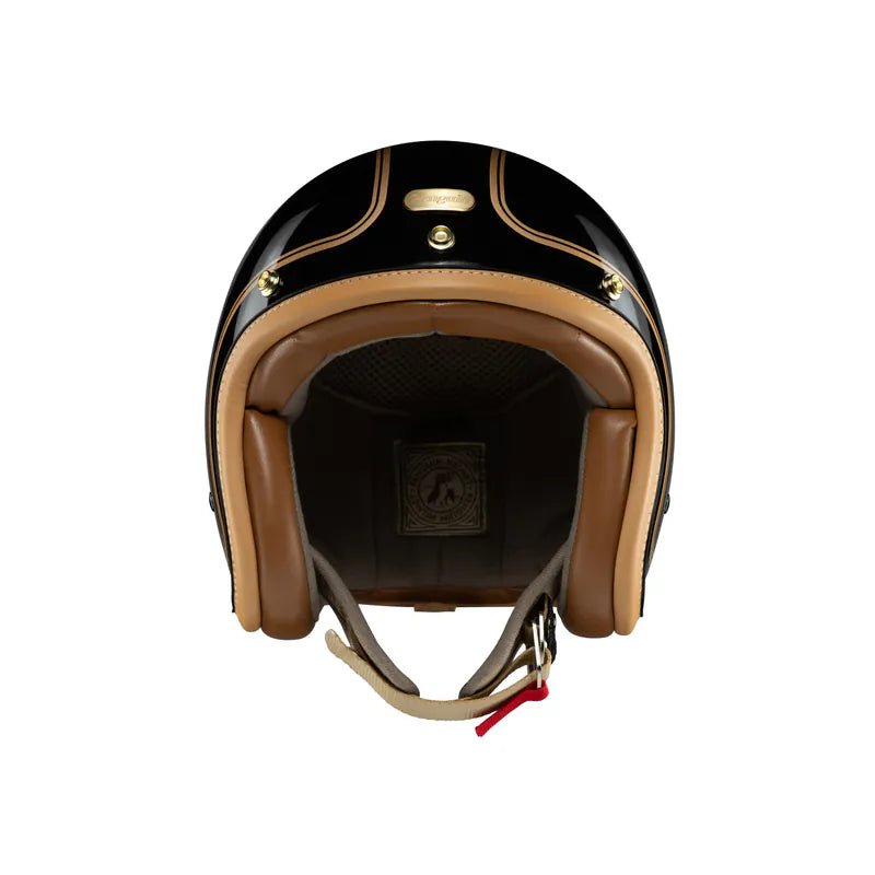 PENGUIN Magellan Open Face Retro Motorcycle Helmet DOT Certified - Savile Speed Co.