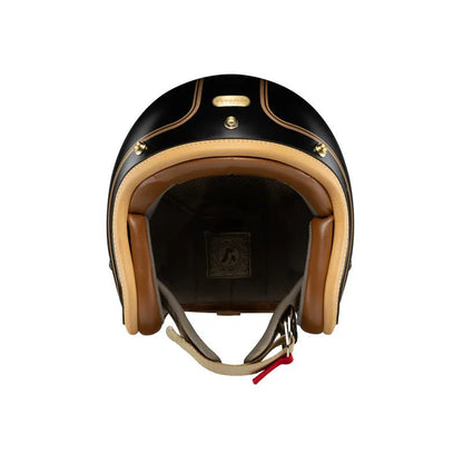 PENGUIN Magellan Open Face Retro Motorcycle Helmet DOT Certified - Savile Speed Co.