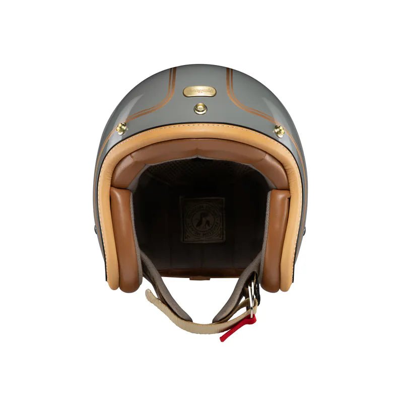 PENGUIN Magellan Open Face Retro Motorcycle Helmet DOT Certified - Savile Speed Co.