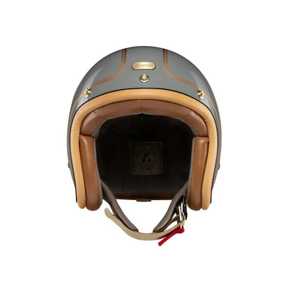 PENGUIN Magellan Open Face Retro Motorcycle Helmet DOT Certified - Savile Speed Co.