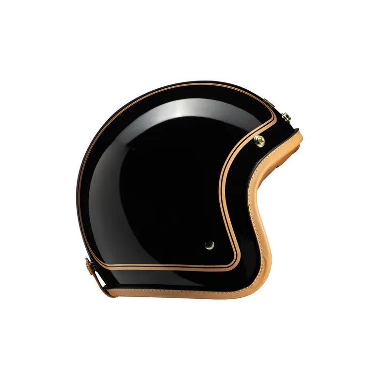 PENGUIN Magellan Open Face Retro Motorcycle Helmet DOT Certified - Savile Speed Co.
