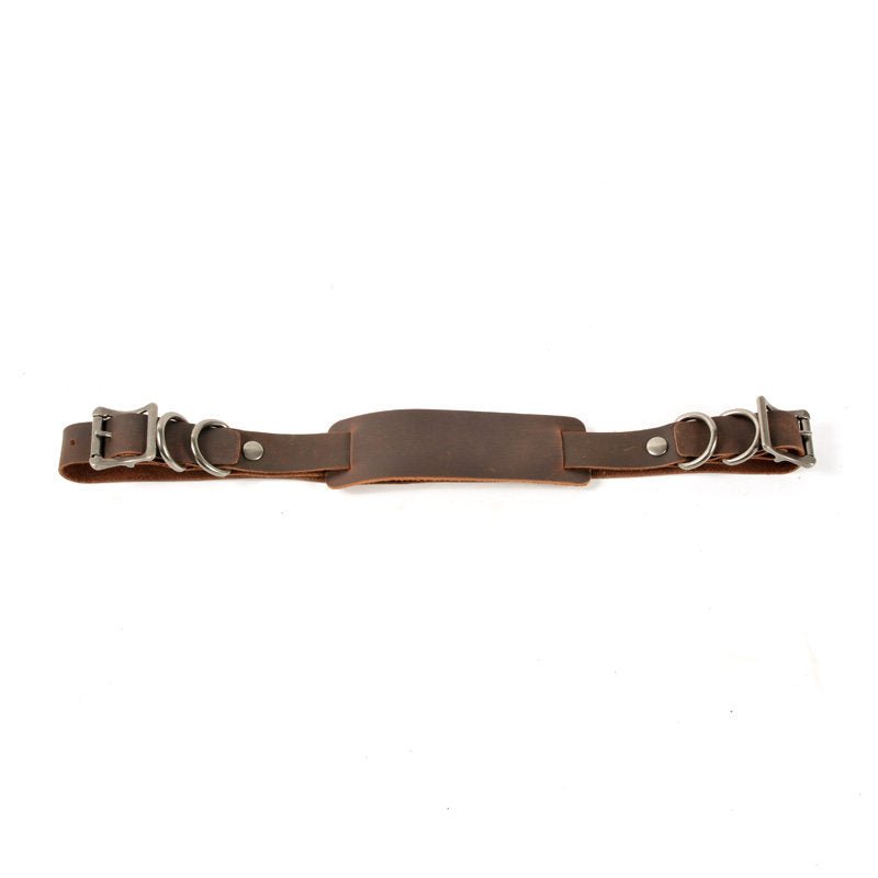 Savile Speed Naturally Tanned Cordovan Motorcycle Luggage Strap - Savile Speed Co.