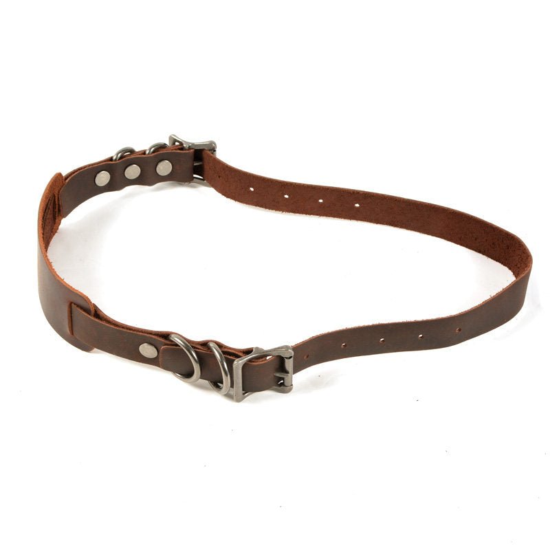 Savile Speed Naturally Tanned Cordovan Motorcycle Luggage Strap - Savile Speed Co.