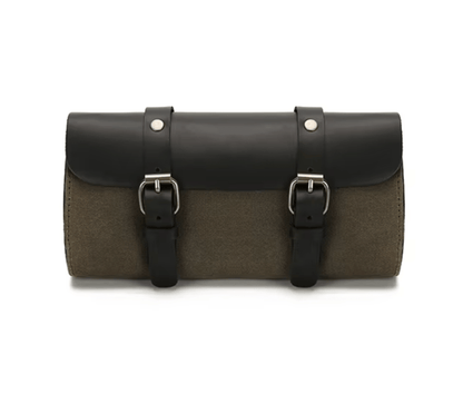 Savile Speed Retro Motorcycle Waxed Canvas Tool Bag Utility Bag - Savile Speed Co.