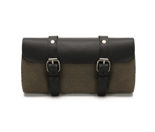 Savile Speed Retro Motorcycle Waxed Canvas Tool Bag Utility Bag - Savile Speed Co.