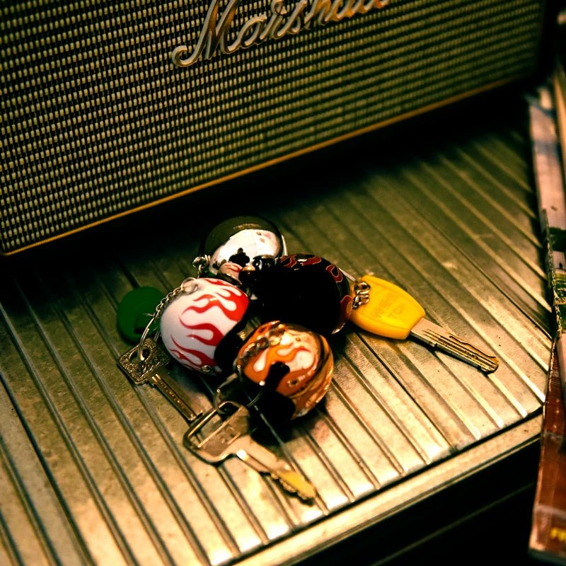 Savile Speed Vintage 3/4 Helmet Keychain - Savile Speed Co.