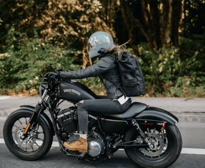 Savile Speed Waxed Cotton Motorcycle Backpack - Savile Speed Co.
