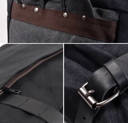 Savile Speed Waxed Cotton Motorcycle Backpack - Savile Speed Co.