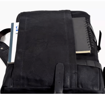 Savile Speed Waxed Cotton Motorcycle Backpack - Savile Speed Co.