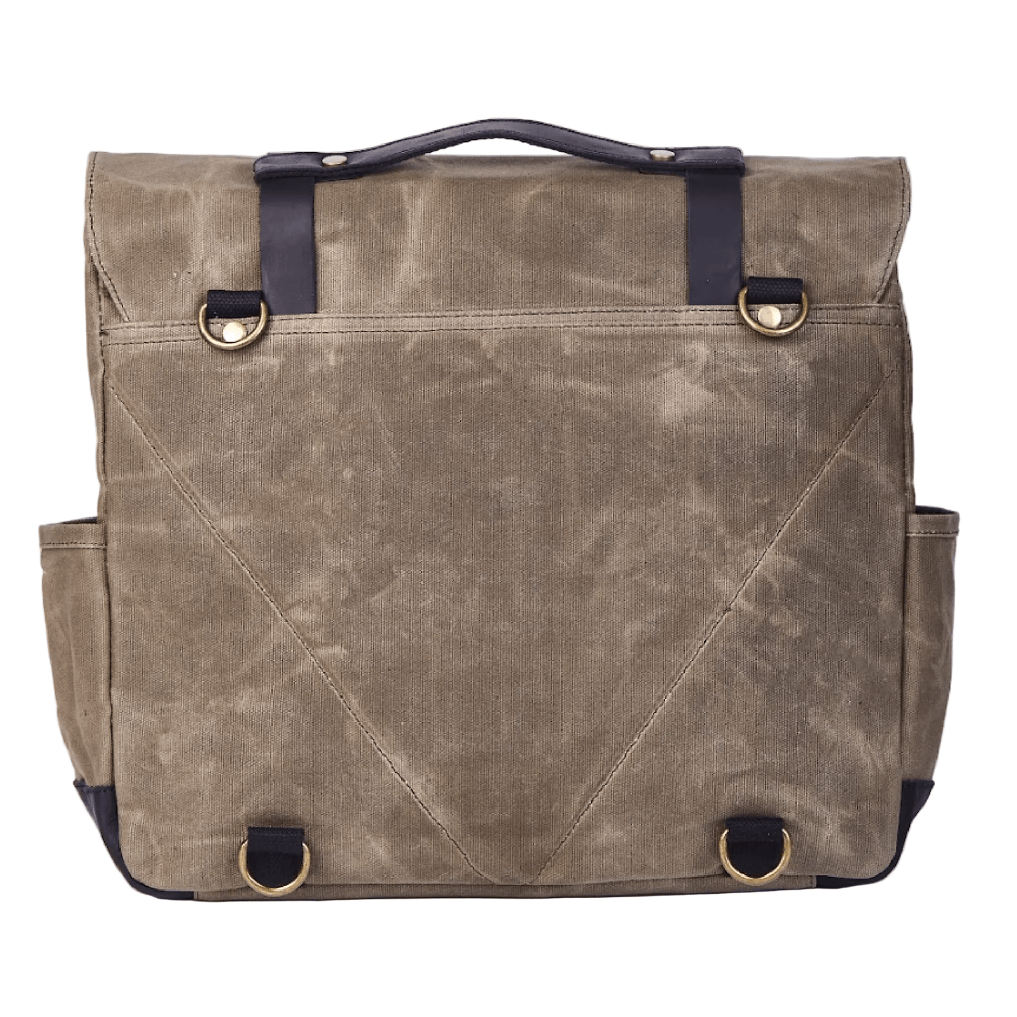 Savile Speed Waxed Cotton Pannier Retro Motorcycle Bag - Savile Speed Co.