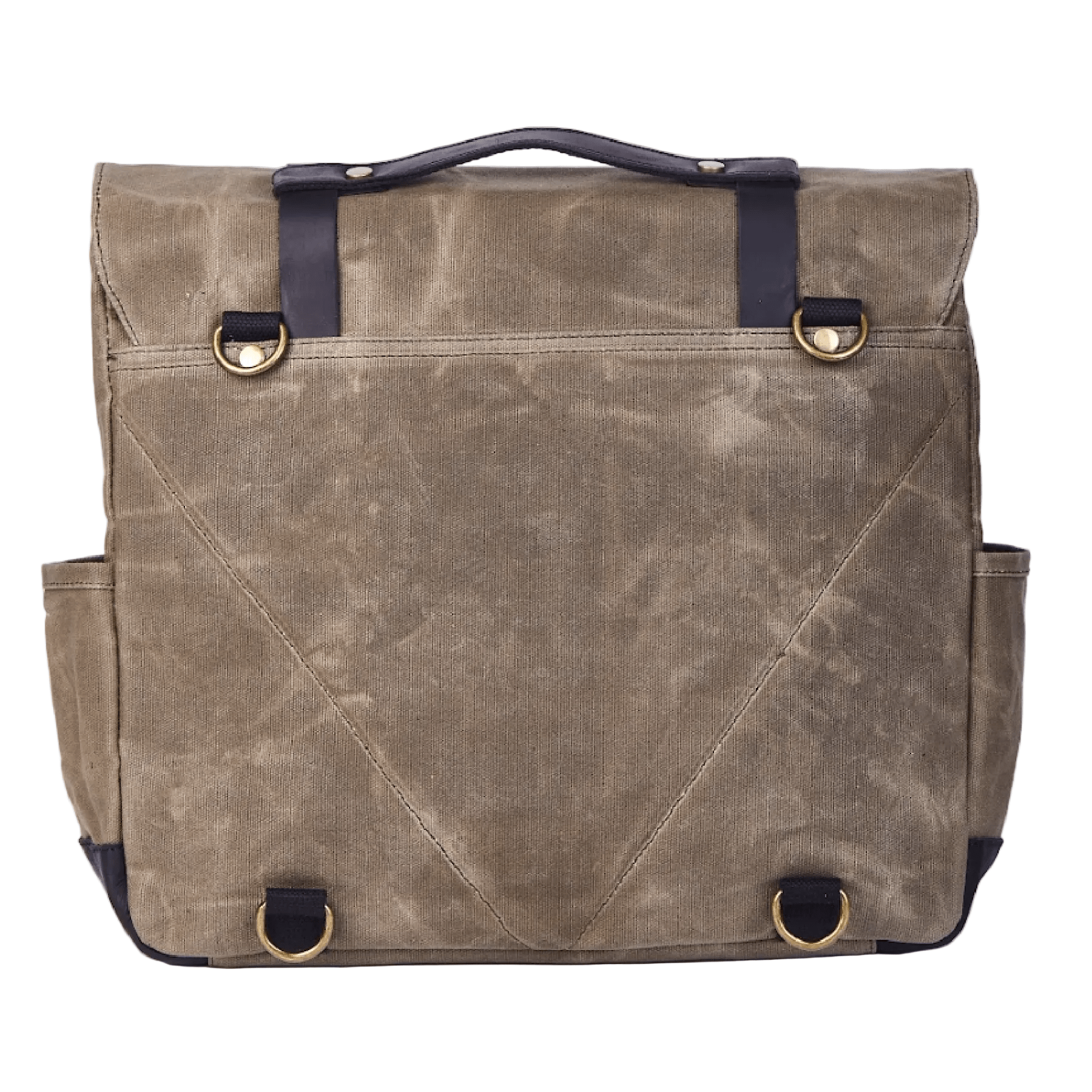 Savile Speed Waxed Cotton Pannier Retro Motorcycle Bag - Savile Speed Co.