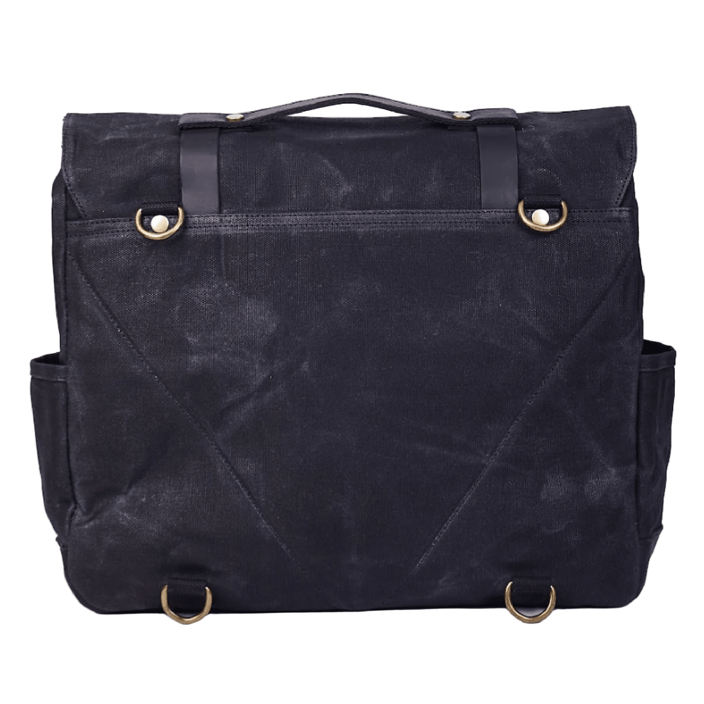 Savile Speed Waxed Cotton Pannier Retro Motorcycle Bag - Savile Speed Co.