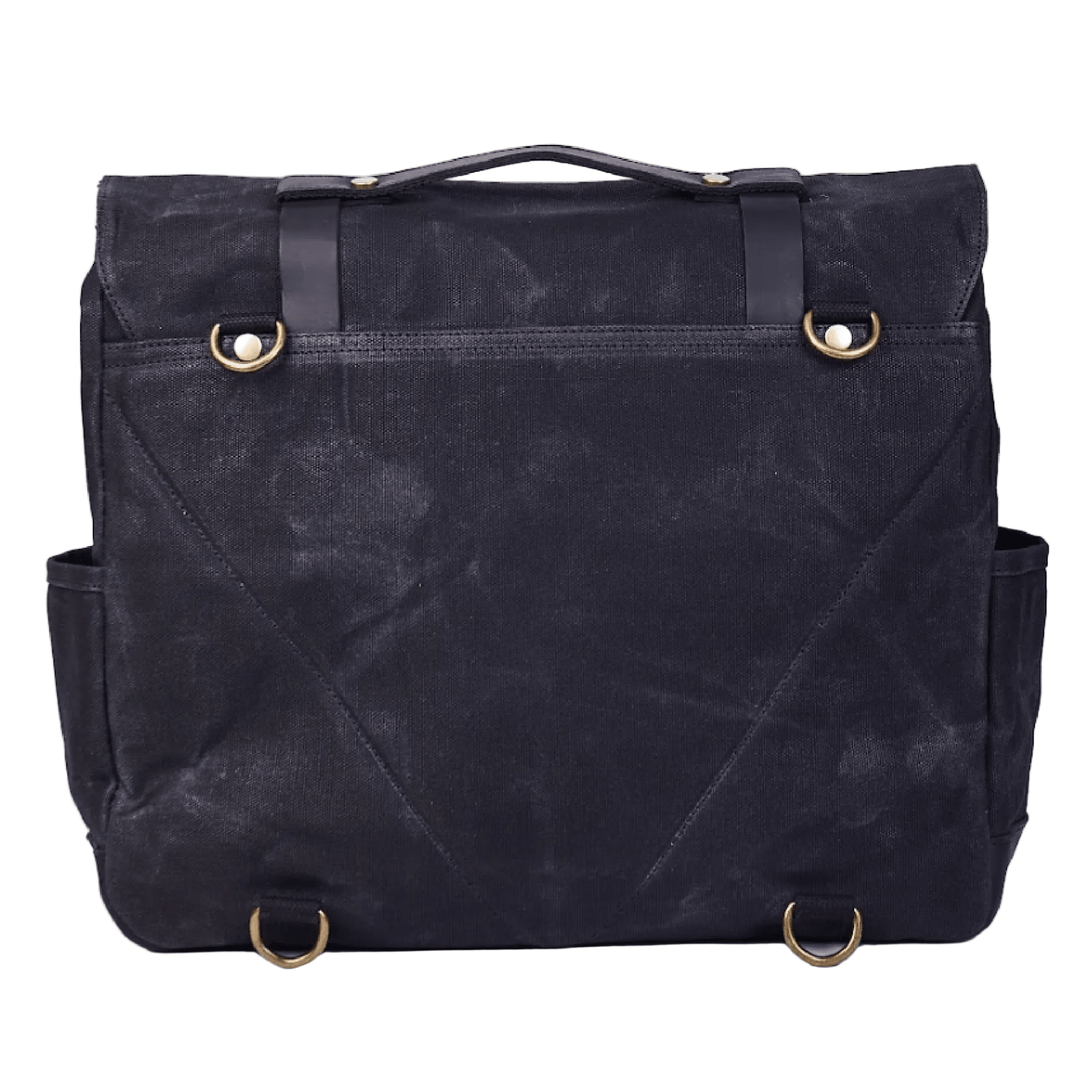 Savile Speed Waxed Cotton Pannier Retro Motorcycle Bag - Savile Speed Co.
